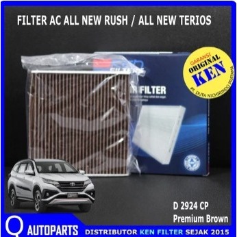 KEN Filter AC New Avanza, New Xenia, 2017 Keatas. Premium Brown