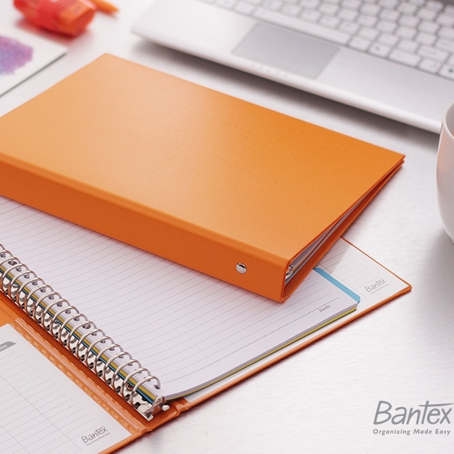 

Bantex Binder Note B5 26 Ring Besi Loose Leaf Multiring Binder Mango