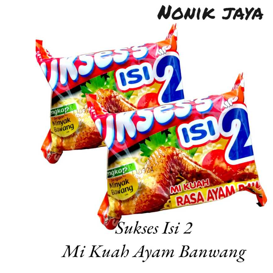 

Mie Sukses Isi 2 Rasa Ayam Bawang ( isi 2 keping per bungkus )