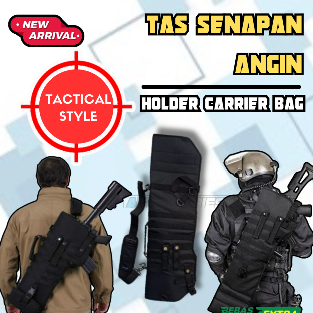 Tas Sarung Sharp Pasopati Gamo Camoflase Holder Carrier Design RIngkas Bisa dilipat