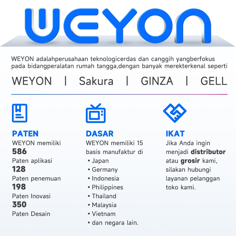 Weyon TV LED 24/25 inch tv led FHD Digital Televisi
