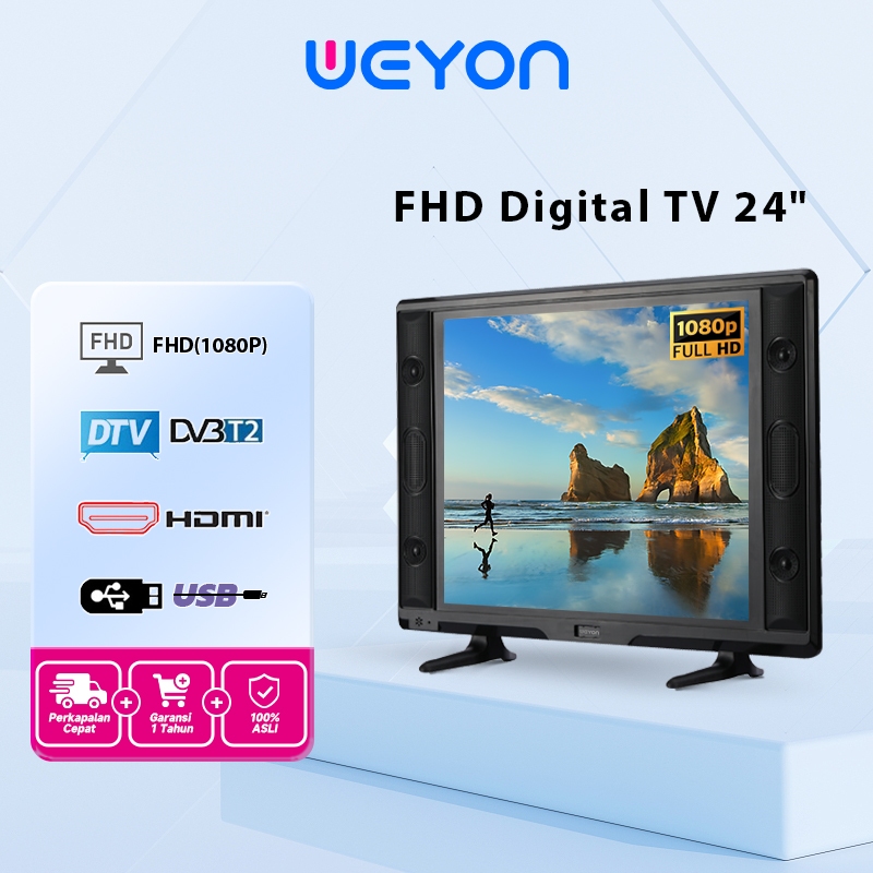 Weyon TV LED 24/25 inch tv led FHD Digital Televisi