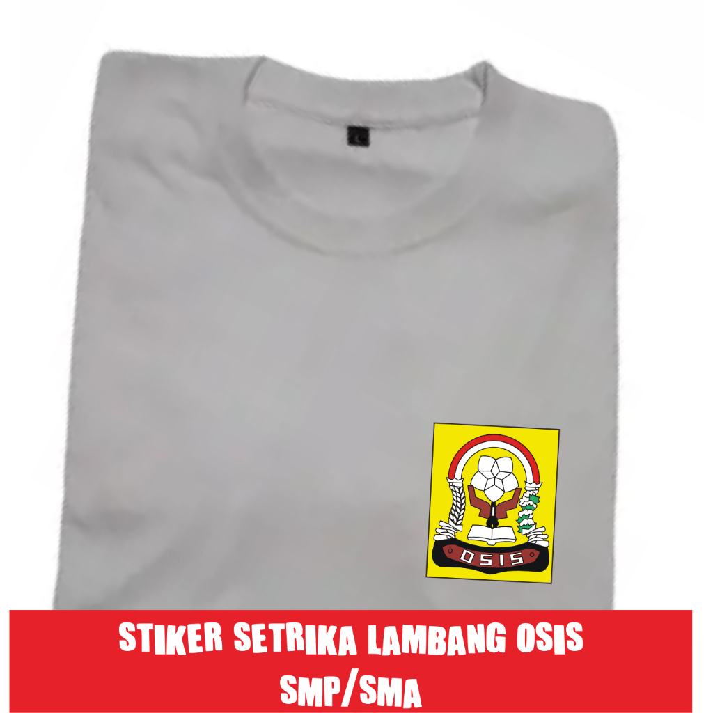 

Stiker Setrika DTF (Bukan Bordir) Logo OSIS untuk Seragam/Kaos SMP/SMA
