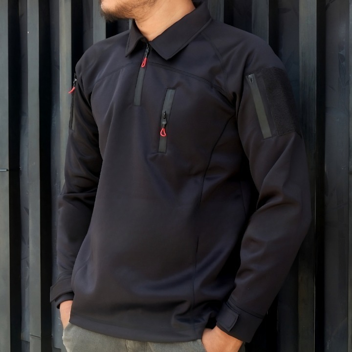 Kaos Polo kerah Bdu Tactical Panjang Dan Pendek Terbaru Premium/Bdu Scuba Tebal Cocok Untuk Offroad 