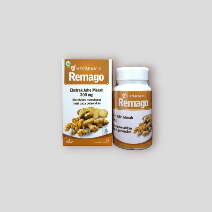 

sidomuncul remago ekstra jahe merah 300mg isi 30 vegetable capsules