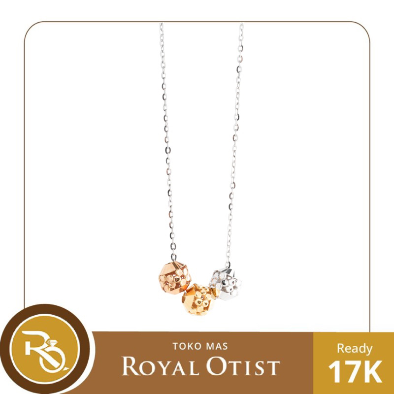 Kalung Koye Emas Putih Candy 17 K