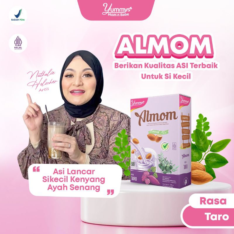 

[ASI BOOSTER] | ALMOM Pelancar ASI Almond Milk Rasa Taro