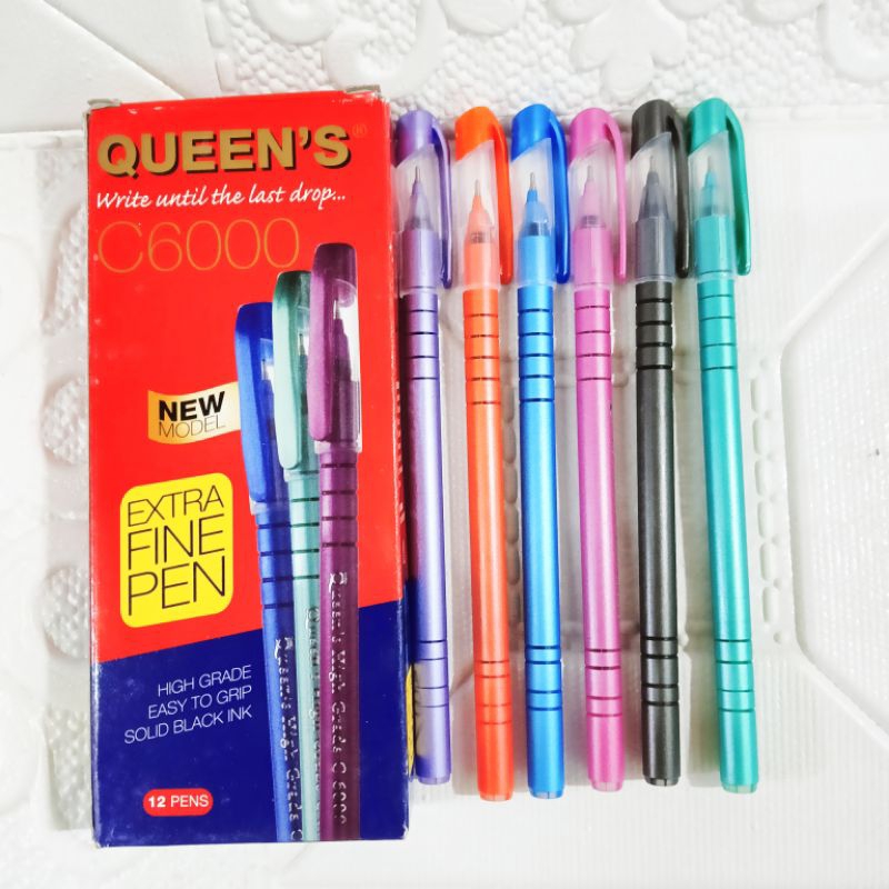 

Pulpen Faster Queen's Pulpen mini 0.7 mm 1 pak isi 12 pcs