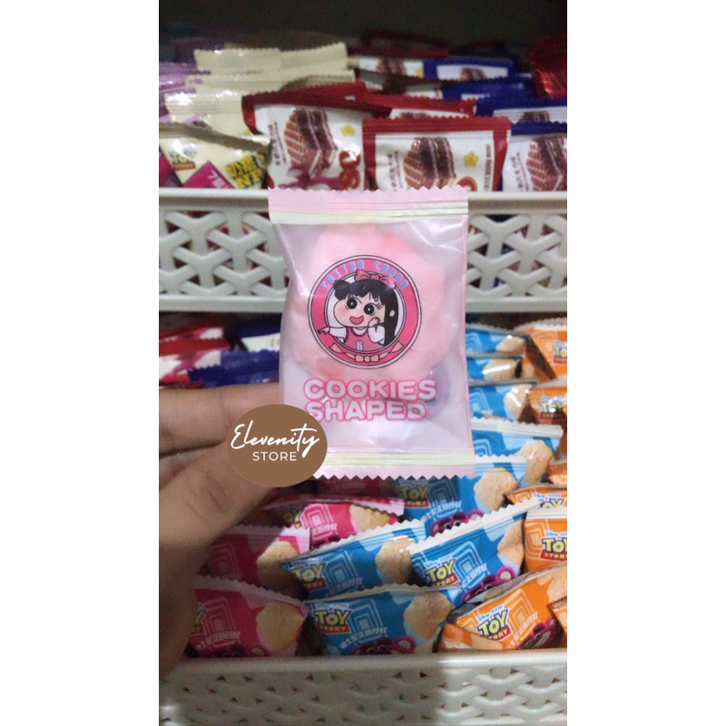 

Marshmallow Shinchan Cotton Candy Cookies Shaped ECER