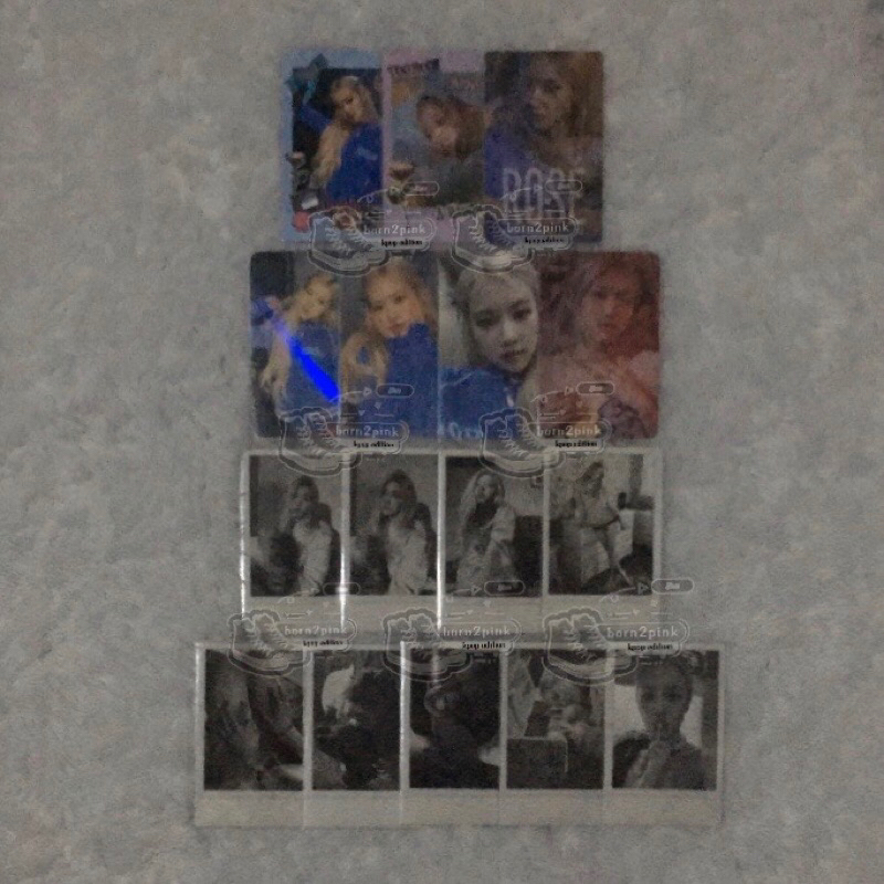 photocard pc rose r solo blackpink, pob rose withdrama/ktown/ygs