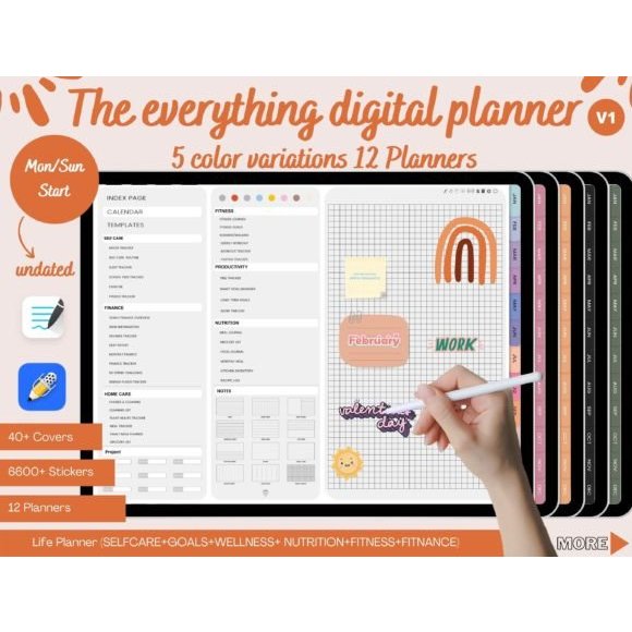 Digital Planners GoodNotes Planner