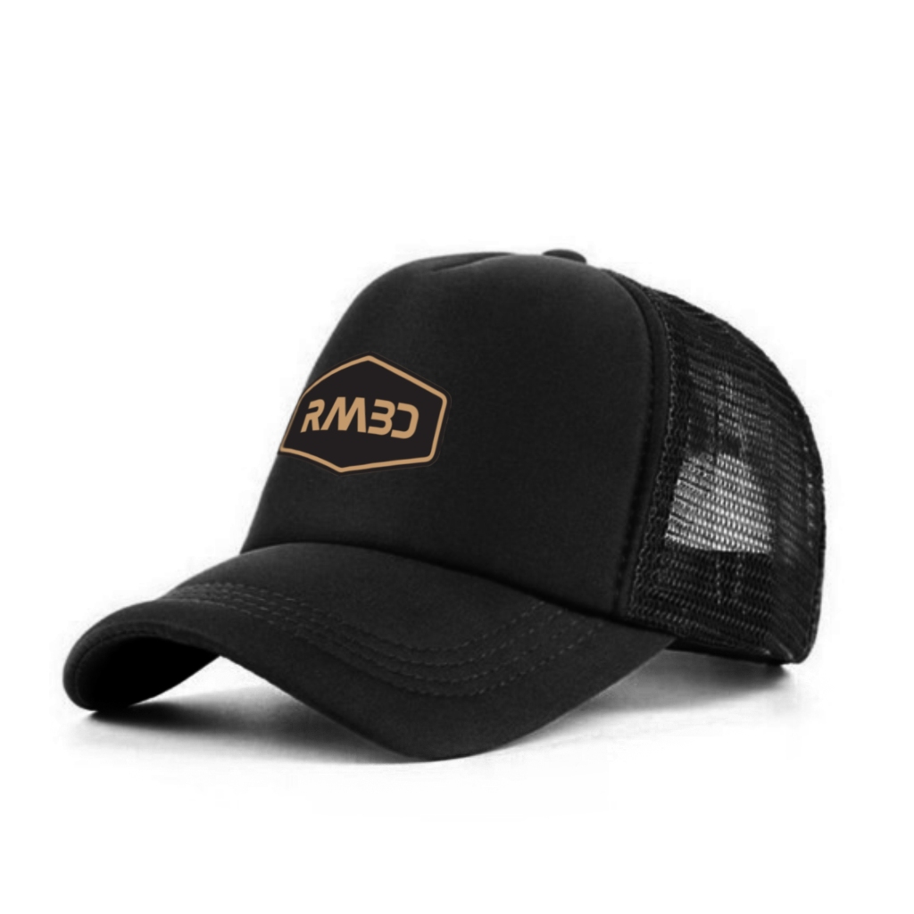 Rambidend - Topi Trucker Hat Unisex Santai Keren Logo Rmbd Original Elegant