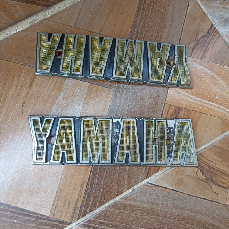 emblem logo tangki 1V1 Yamaha Rx 100 rx125 rxk 135 Original