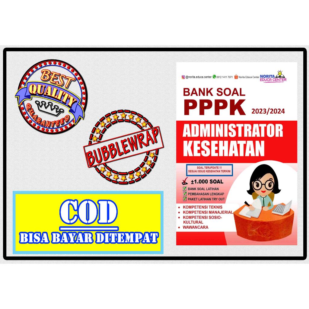 BUKU BANK SOAL PPPK ADMINISTRATOR KESEHATAN 2023 2024
