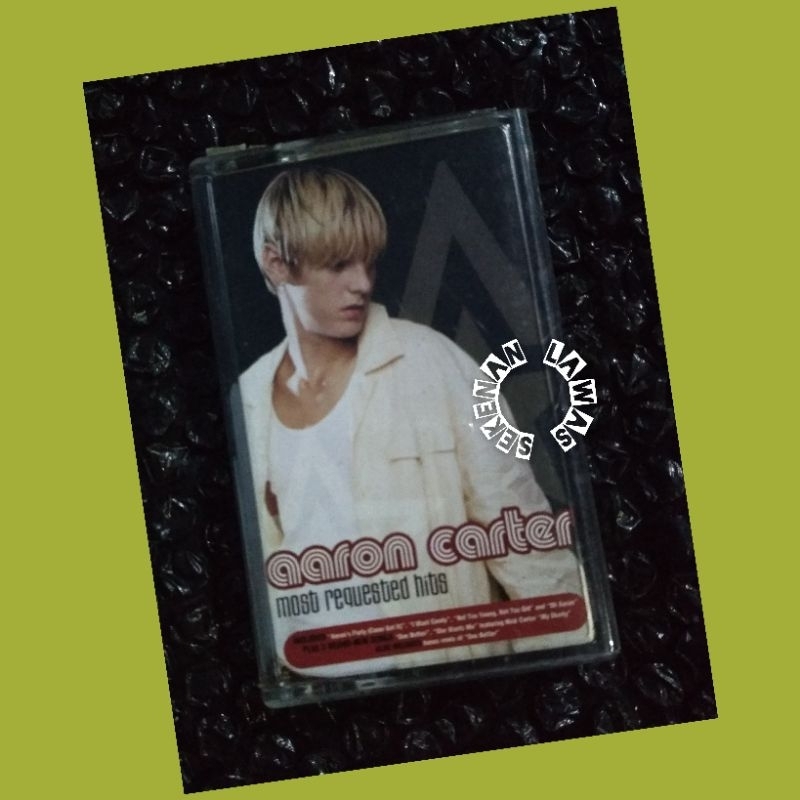 Kaset Pita Aaron Carter - Most Request Hits (Mulus)