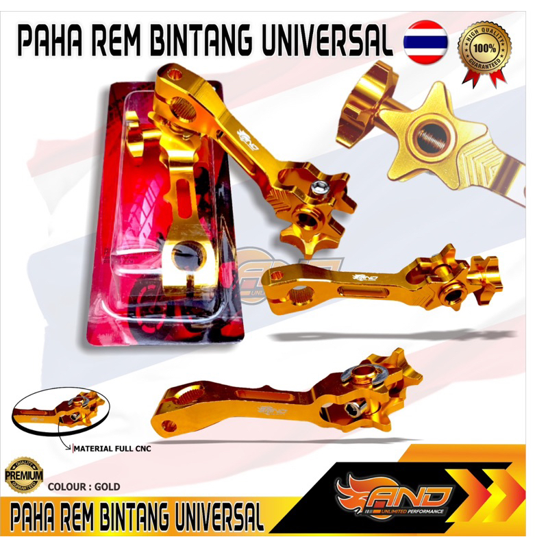 Paha Rem Matic model Bintang CNC  paha rem murah gold