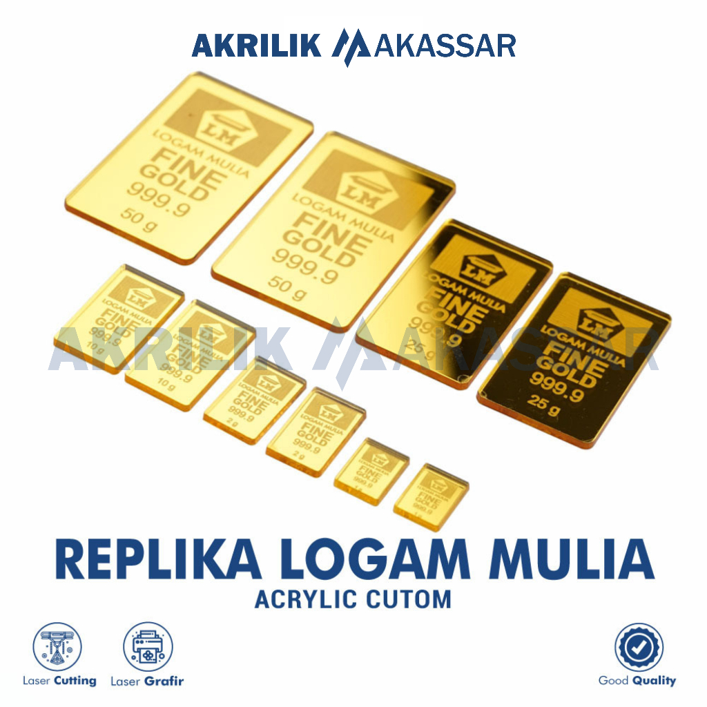 REPLIKA LOGAM MULIA / REPLIKA EMAS / REPLIKA EMAS BATANGAN