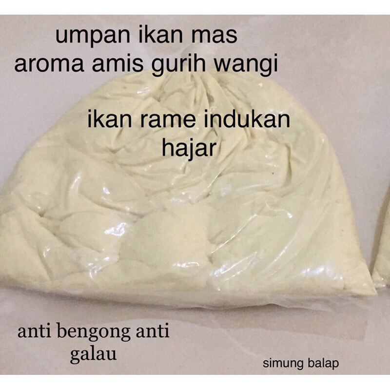 umpan ikan mas aroma amis gurih wangi