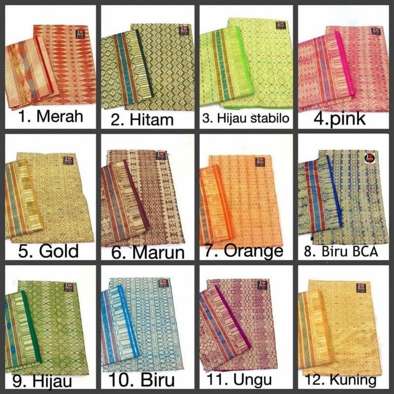 Bahan Kain set songket plus Selendang_Bahan kain songket Thailand plus selendang/songket dengan sele