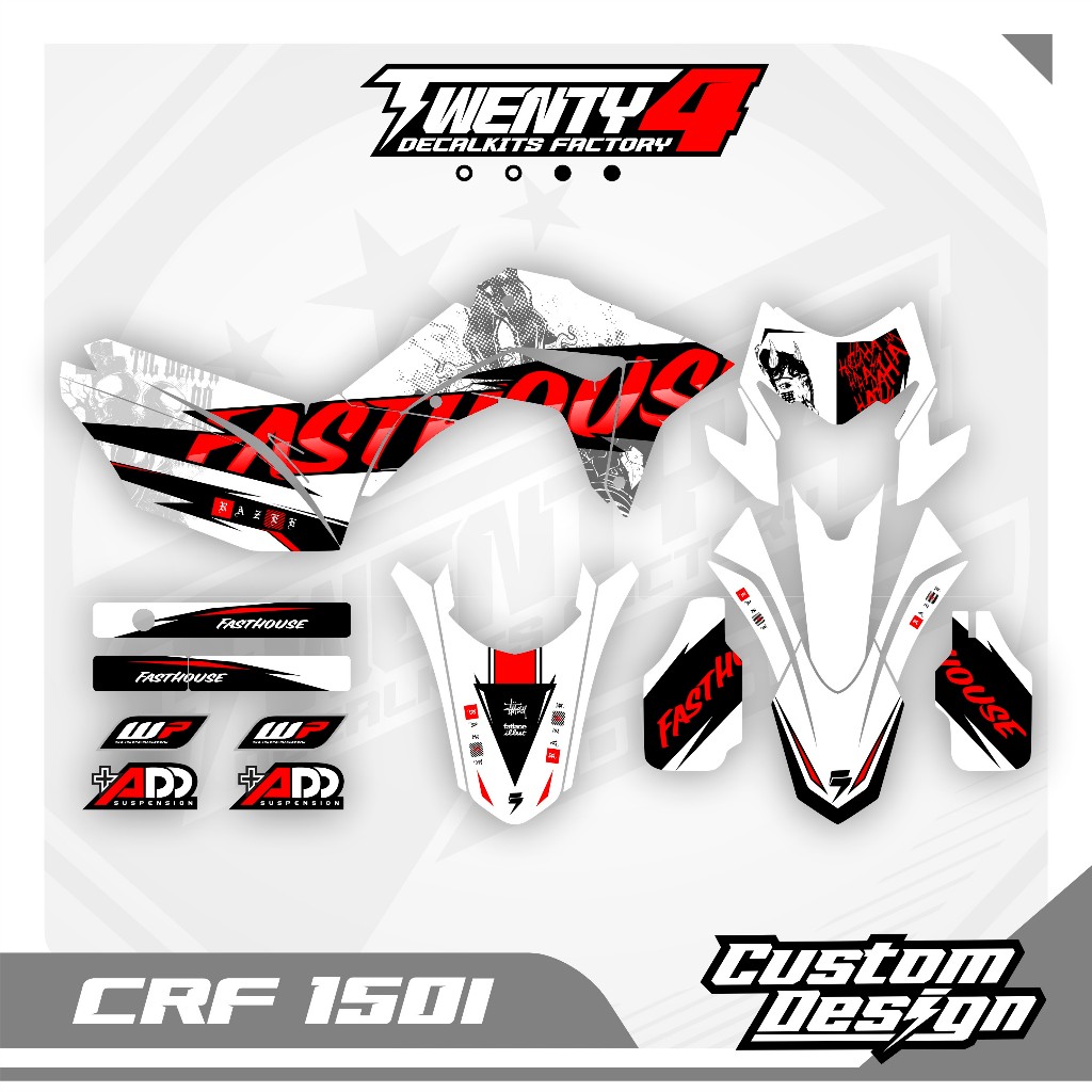 Decal Supermoto  Crf 150l Fasthouse - Free Custom Design