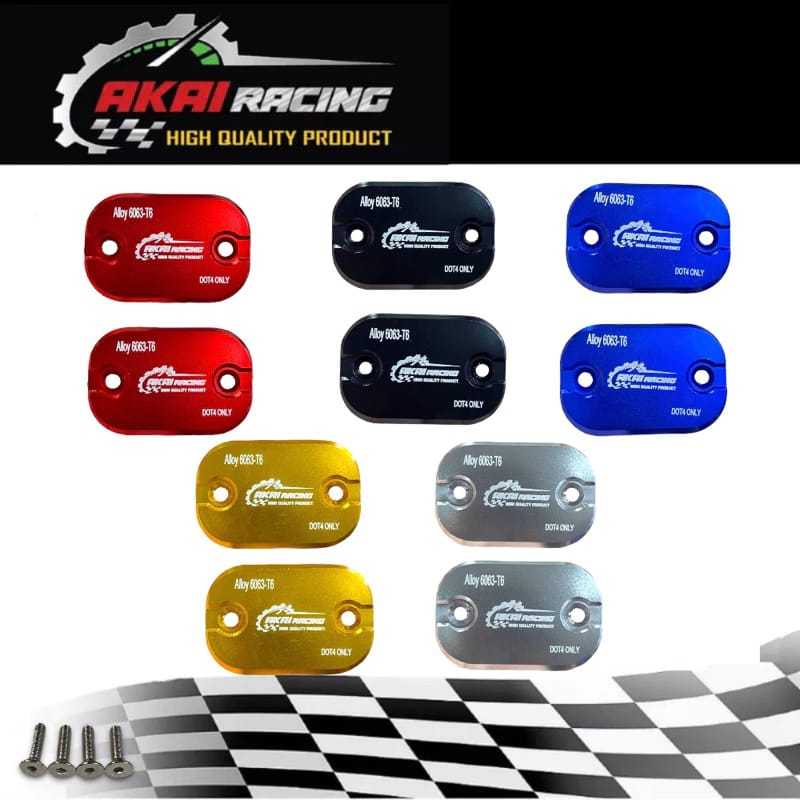 Cover Tutup Minyak Rem Nmax Tutup Master Rem Nmax Old & New AKAI RACING Original