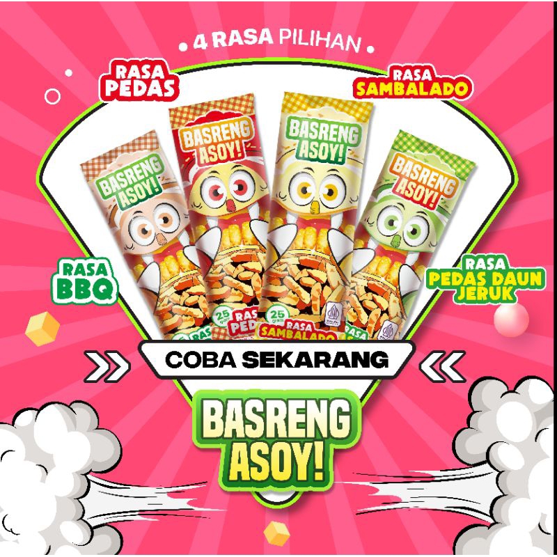 

Basreng ASOY-Keripik Basreng kekinian gurih murah 25 gram