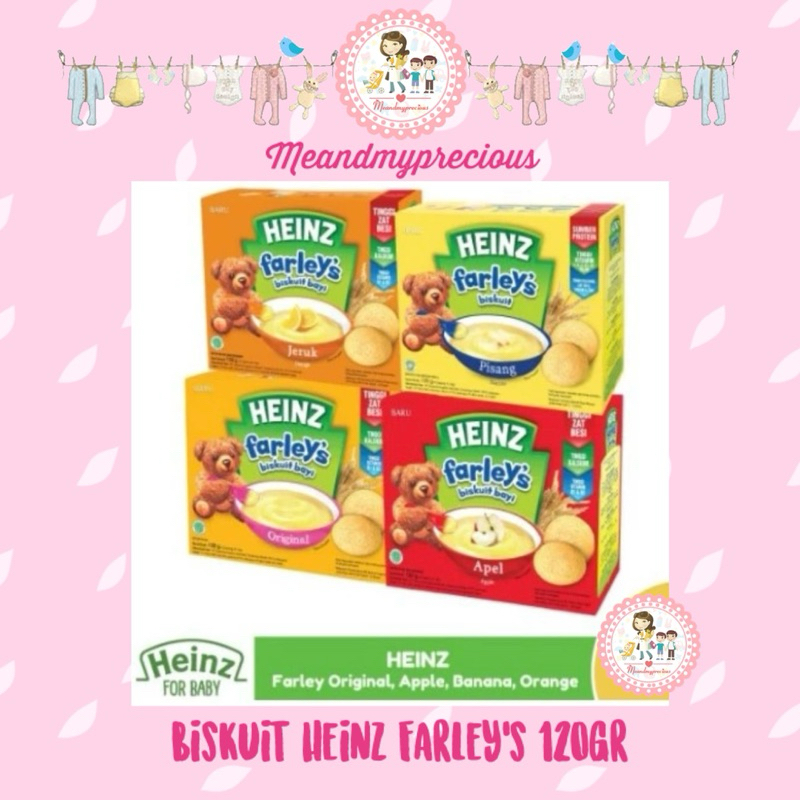 MMP - Heinz Farley's Biskuit bayi 120gr  / Heinz Farley Biskuit mpasi  snack bayi