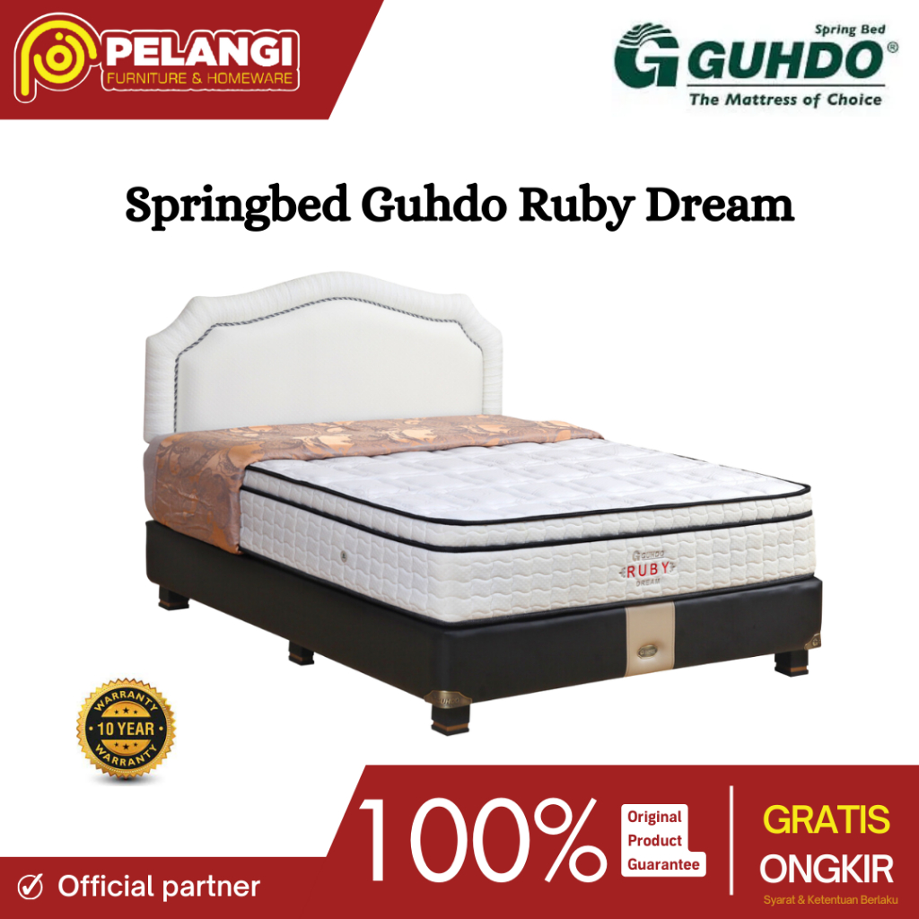 Springbed Guhdo Ruby Dream | Springbed Guhdo | Matras Springbed | Kasur Springbed | Tempat Tidur