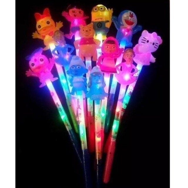 Stick Kepala Karakter - Mainan Stick Karakter - Stick Lampu