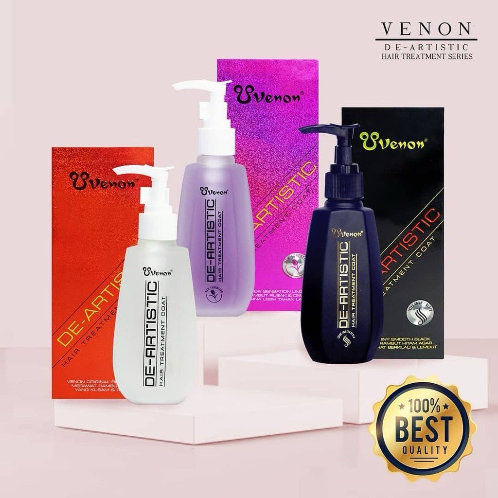 Venon Hair Treatment Coat / Vitamin Venom Serum Pelindung Rambut 160ml
