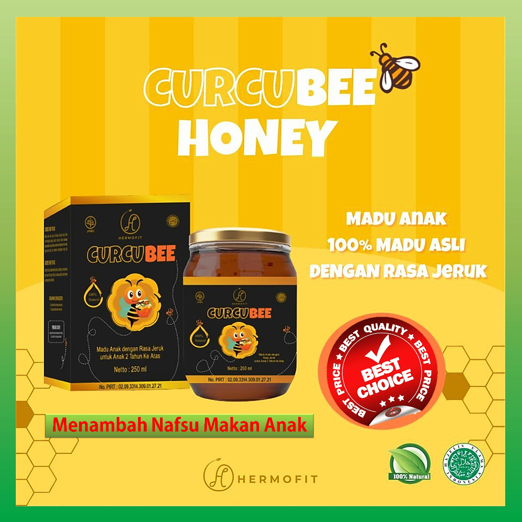 

PROMO - MADU CURCUBEE - Madu Anak Sehat HALAL - Vitamin Anak Penambah Nafsu Makan dan Daya tahan Tubuh