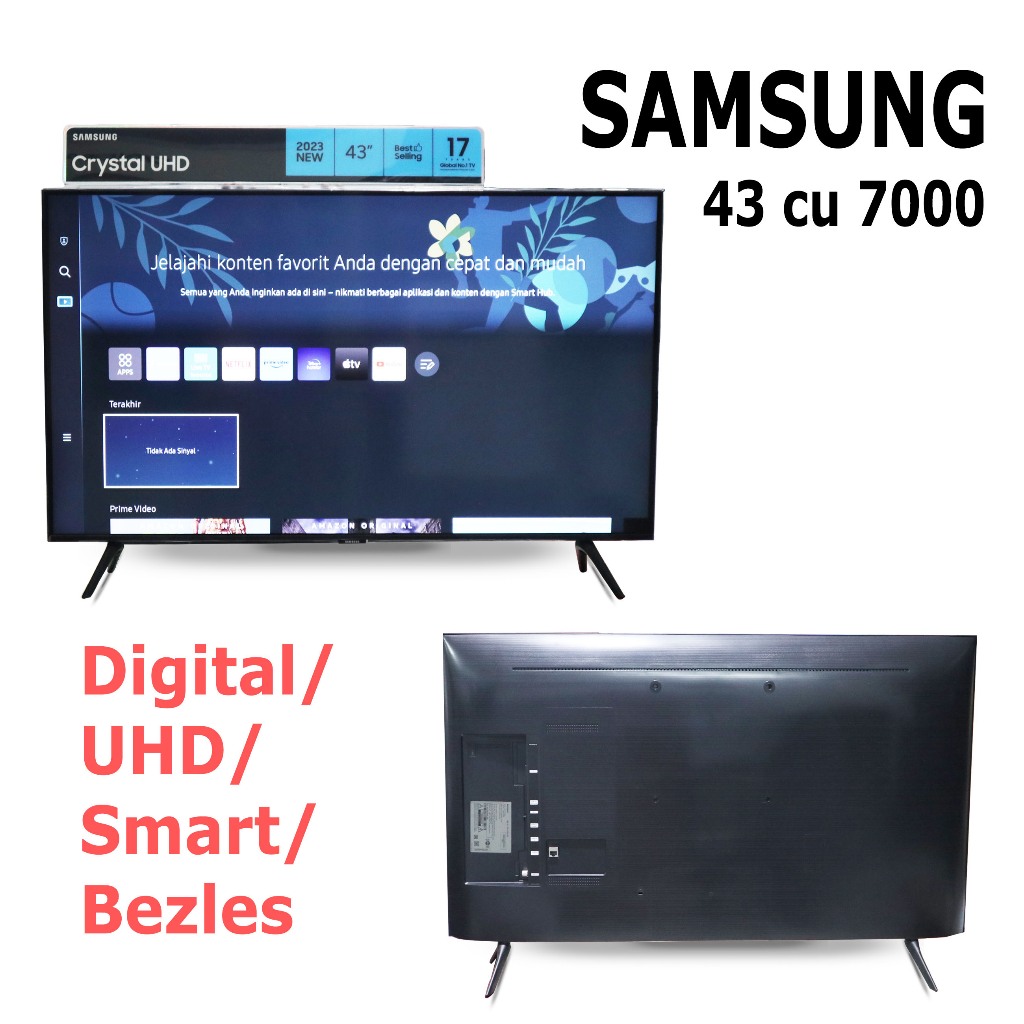 SAMSUNG 43 INCH CU 7000 / TV FULL HD DIGITAL CU7000