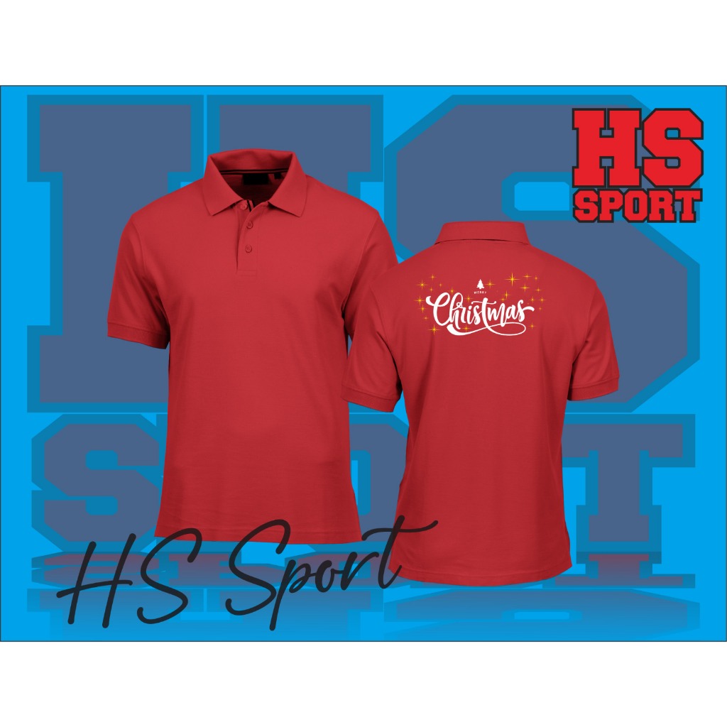 POLO MERRY CHRISTMAS - BAJU CHRISTMAS - KAOS MERRY CHRISTMAS TYPE 1