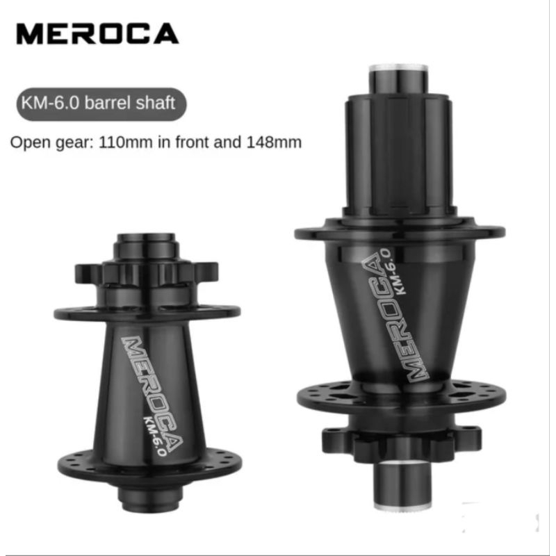 Meroca KM 6.0 Hub Freehub TA Boost 32 Hole Thru Axle Hub Sepeda