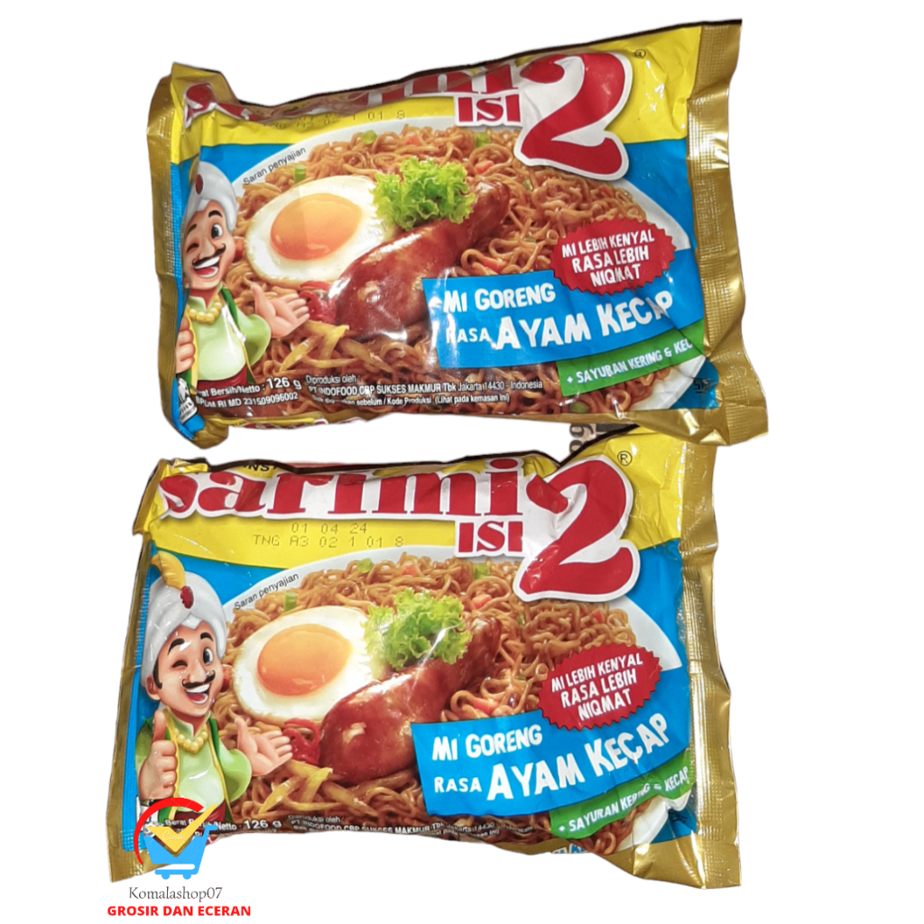 

SARIMI MI GORENG ISI 2 RASA AYAM KECAP 126G