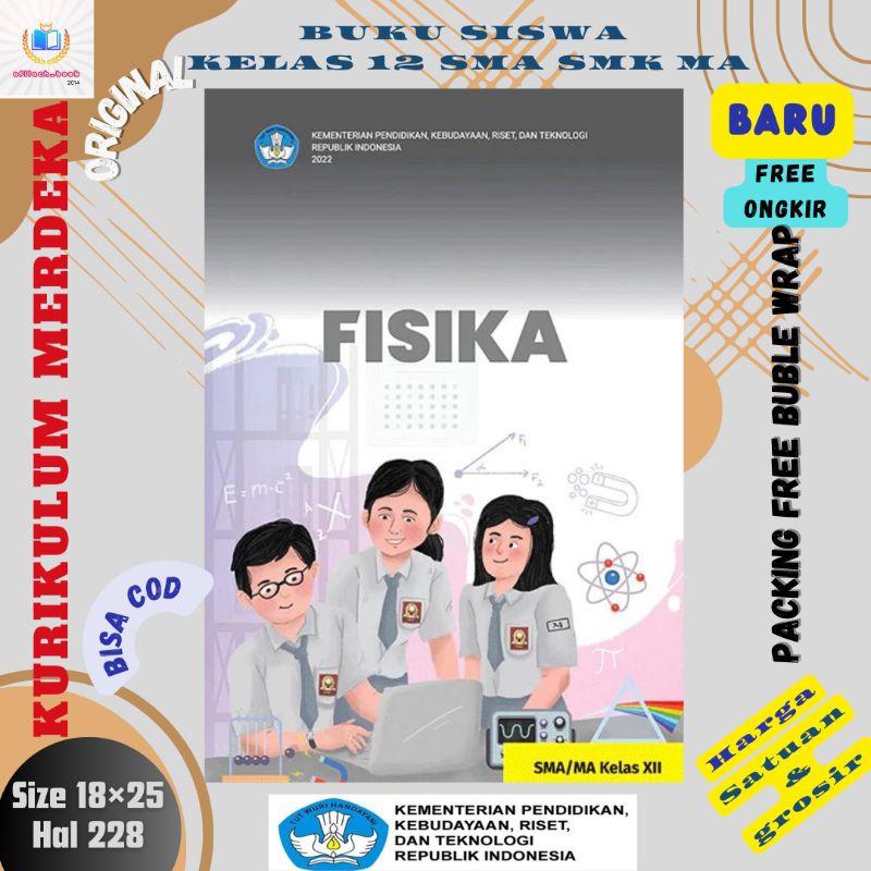 Buku Siswa Fisika Kelas 12 SMA SMK MA Kurikulum Merdeka Kemendikbudristek