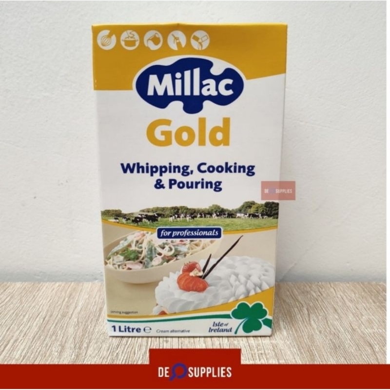 Millac Gold Whipping Cream 1L - Whipped Cream Whip Krim UHT Cooking

