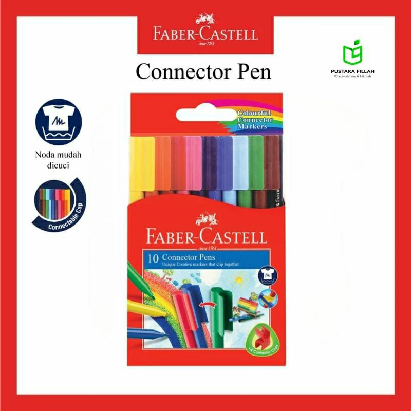 

Connector Pens Faber-Castell 10 Warna