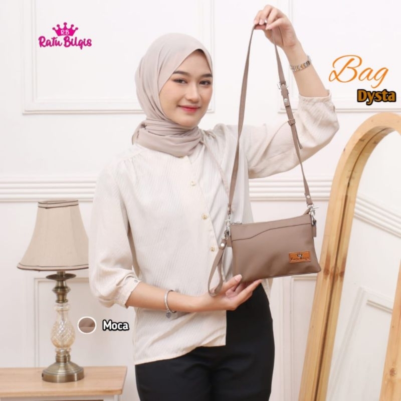 TAS SELEMPANG HANGOUT RATU BILQIS ORI/DYSTA BAG✅