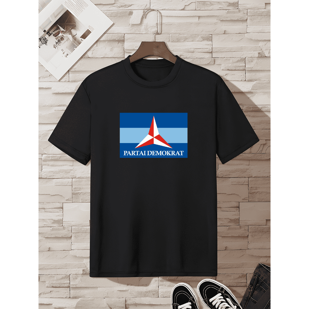 Hoogal Kaos Motif Partai  Distro 20s Sablon DTF