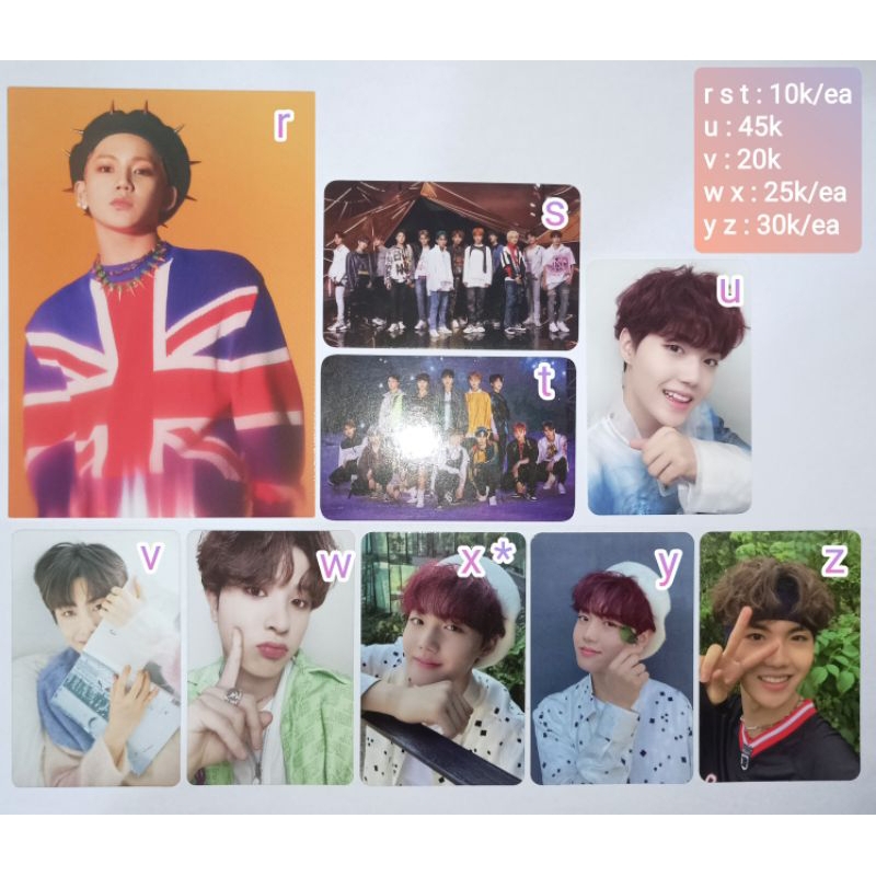 [Official Photocard] Treasure Hyunsuk Jihoon Yoshi Junkyu Jaehyuk Doyoung Haruto Junghwan PC & Postc