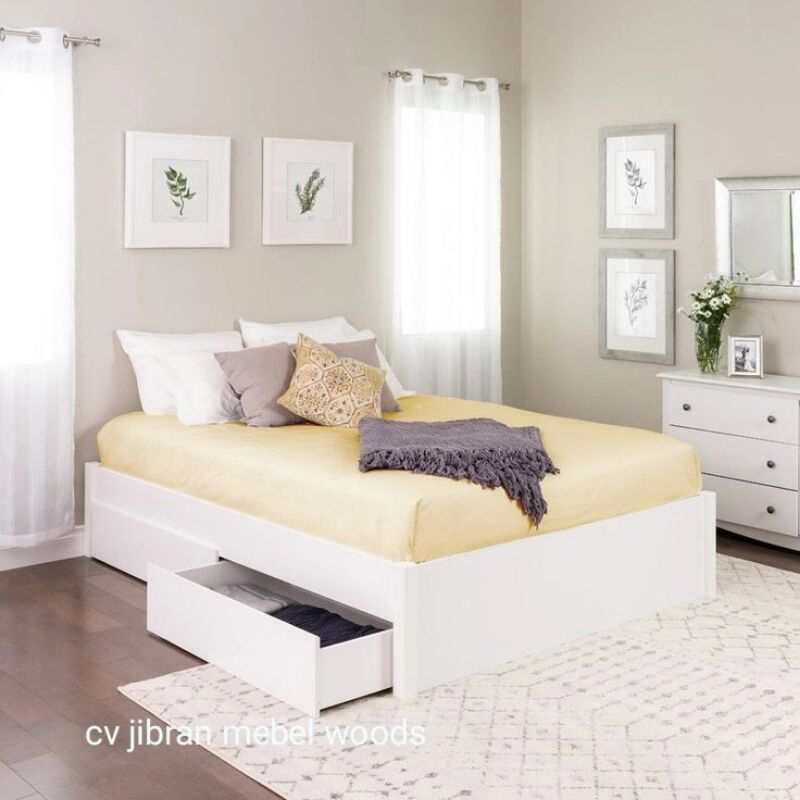 dipan/ ranjang minimalis tanpa sandaran