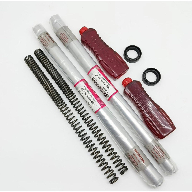 Paket As Shock Depan (KEV)+Per Shock untuk motor Supra X 125 , Supra Fit lama , Supra 100