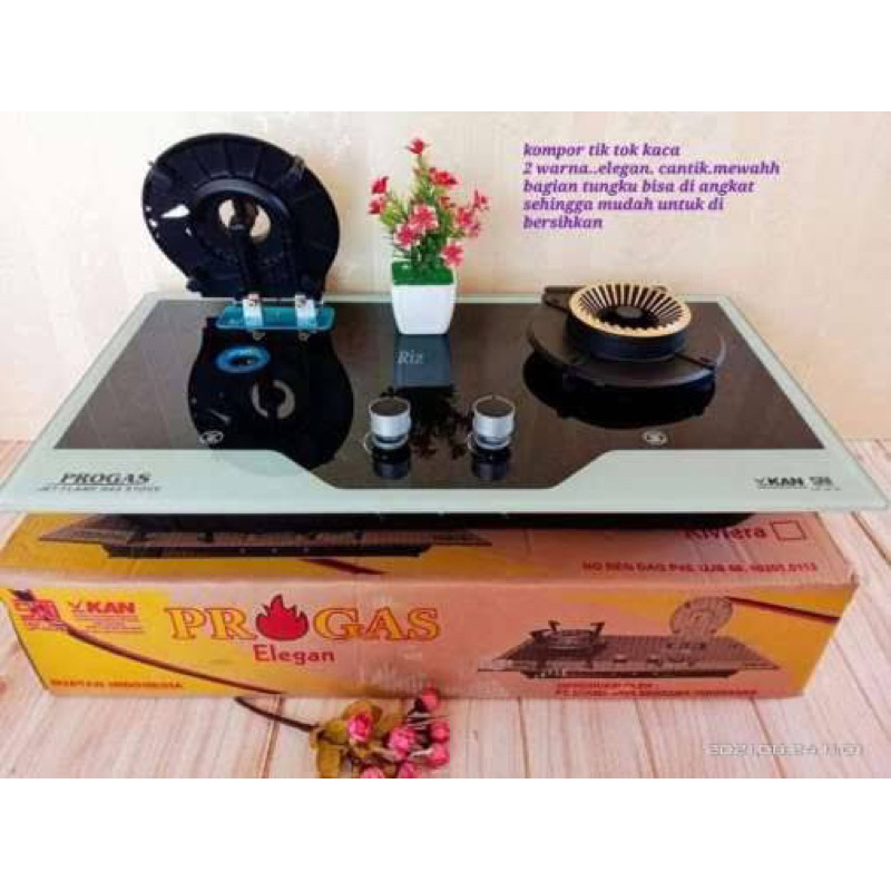 Progas - Kompor Tanam 2 Tungku Progas Riviera