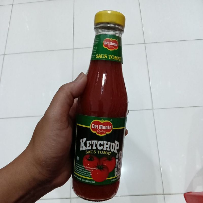 

Mahbubah - Del Monte 330 ml Ketchup Saus Tomat Botol Kaca