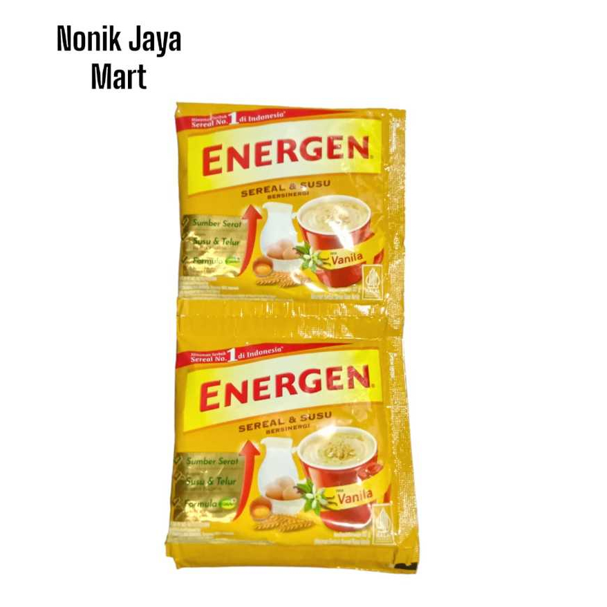 

Energen Vanila Renceng isi 10 saccet