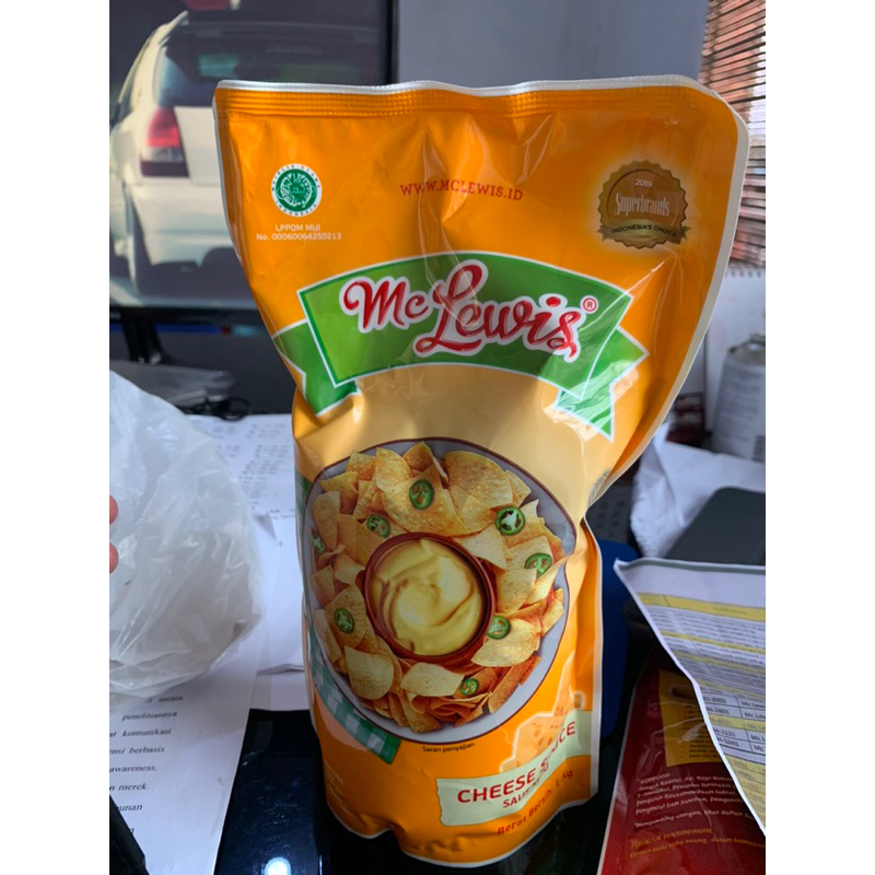 

Cheese Sauce mclewis 1kg ala recheese | saus keju