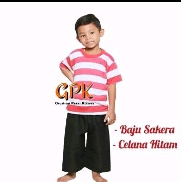 Baju sakera anak,setelan sakera anak,baju Madura