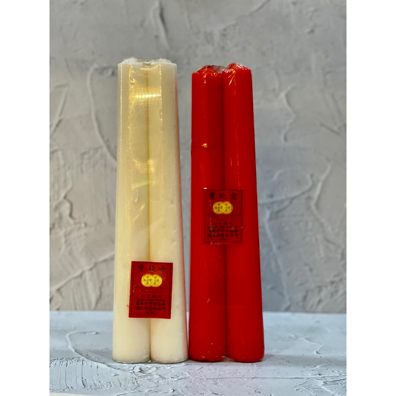 Lilin Sembahyang Altar (Putih / Merah)