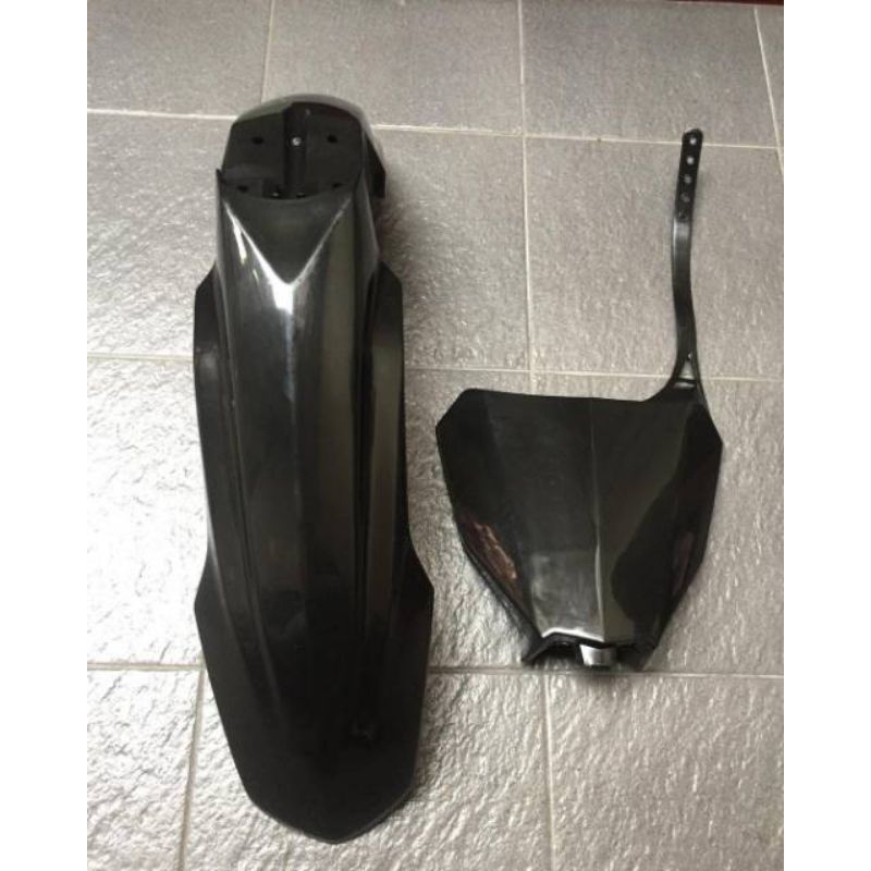 Spakbor depan dan papan nomor crf 250 Slebor depan crf 250 plus Papan nomor crf 250 spakbor papan cr